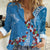 Fiji Tagimaucia Floral Women Casual Shirt Tapa Pattern