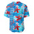 Hawaii Christmas Baseball Jersey Santa Claus Surfing Kakau Tropical Style LT01 - Polynesian Pride