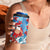 Hawaii Christmas 4 in 1 Can Cooler Tumbler Santa Claus Surfing Kakau Tropical Style