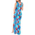 Hawaii Christmas Tank Maxi Dress Santa Claus Surfing Kakau Tropical Style LT01 - Polynesian Pride