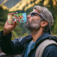 Personalized Hawaii Santa Parrot Christmas 4 in 1 Can Cooler Tumbler Summer Vibe - Polynesian Pride