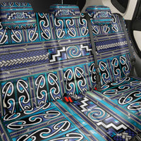 Maori Matariki Back Car Seat Cover Blue Galaxy Aesthetic Koru Art LT01 - Polynesian Pride
