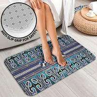 Maori Matariki Bathroom Set Blue Galaxy Aesthetic Koru Art LT01 - Polynesian Pride