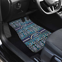 Maori Matariki Car Mats Blue Galaxy Aesthetic Koru Art LT01 - Polynesian Pride
