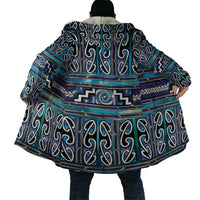 Maori Matariki Cloak Blue Galaxy Aesthetic Koru Art LT01 - Polynesian Pride