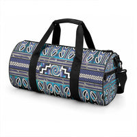 Maori Matariki Duffle Bag Blue Galaxy Aesthetic Koru Art LT01 - Polynesian Pride