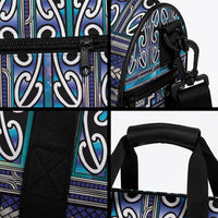 Maori Matariki Duffle Bag Blue Galaxy Aesthetic Koru Art LT01 - Polynesian Pride