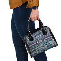 Maori Matariki Shoulder Handbag Blue Galaxy Aesthetic Koru Art LT01 - Polynesian Pride