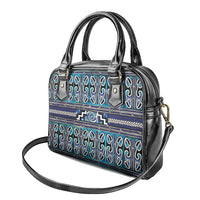 Maori Matariki Shoulder Handbag Blue Galaxy Aesthetic Koru Art LT01 - Polynesian Pride