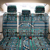 Maori Matariki Back Car Seat Cover Green Galaxy Aesthetic Koru Art LT01 - Polynesian Pride