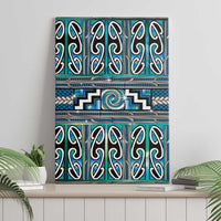 Maori Matariki Canvas Wall Art Green Galaxy Aesthetic Koru Art