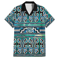 Maori Matariki Family Matching Summer Maxi Dress and Hawaiian Shirt Green Galaxy Aesthetic Koru Art