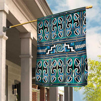 Maori Matariki Garden Flag Green Galaxy Aesthetic Koru Art