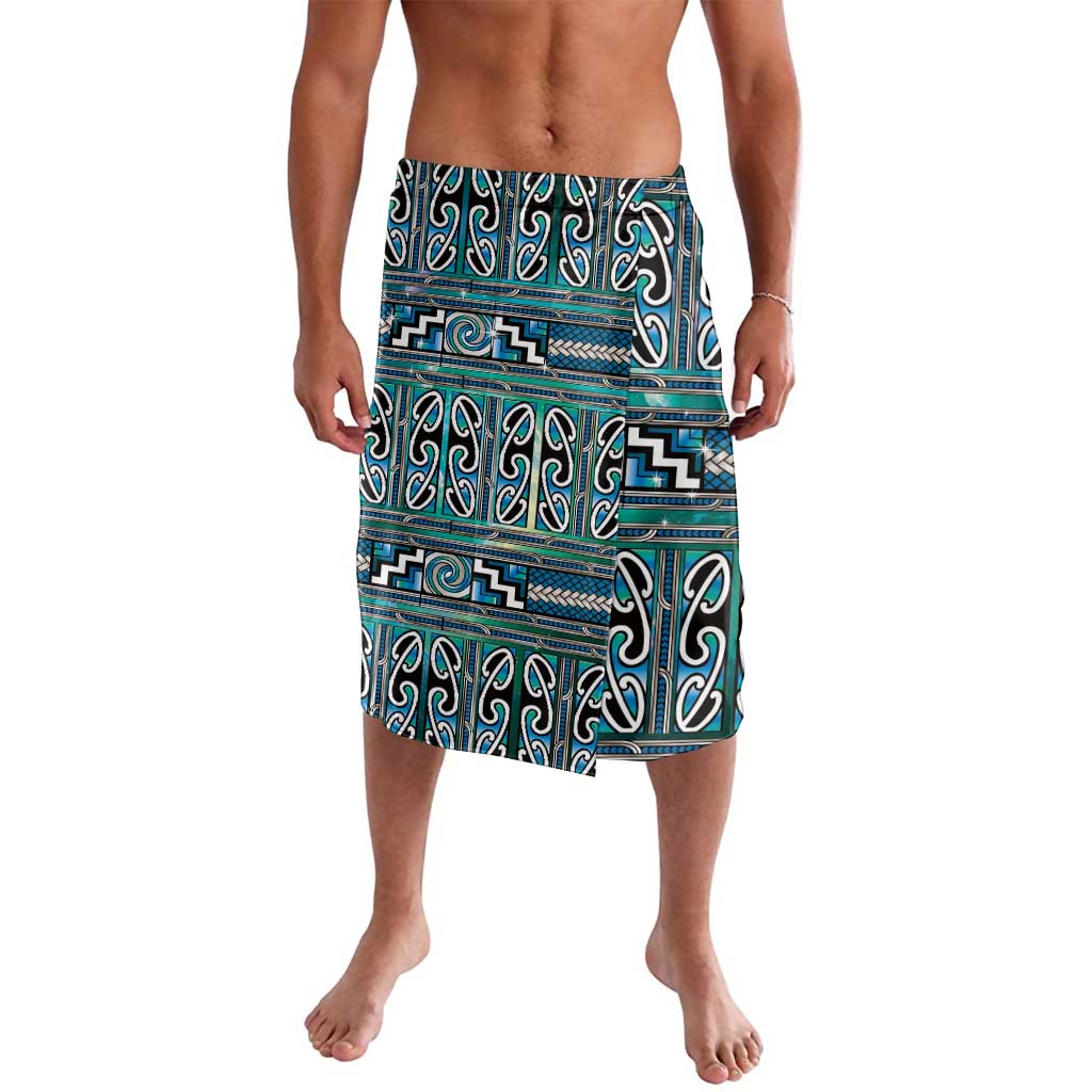 Maori Matariki Lavalava Green Galaxy Aesthetic Koru Art