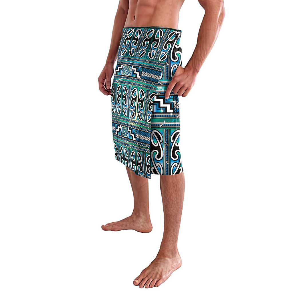 Maori Matariki Lavalava Green Galaxy Aesthetic Koru Art