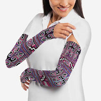 Maori Matariki Arm Sleeves Pink Galaxy Aesthetic Koru Art LT01 - Polynesian Pride