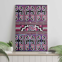 Maori Matariki Canvas Wall Art Pink Galaxy Aesthetic Koru Art LT01 - Polynesian Pride