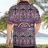 Maori Matariki Hawaiian Shirt Pink Galaxy Aesthetic Koru Art LT01 - Polynesian Pride