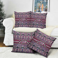 Maori Matariki Pillow Cover Pink Galaxy Aesthetic Koru Art LT01 - Polynesian Pride