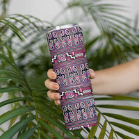 Maori Matariki Skinny Tumbler Pink Galaxy Aesthetic Koru Art LT01 - Polynesian Pride
