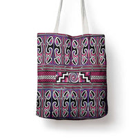 Maori Matariki Tote Bag Pink Galaxy Aesthetic Koru Art LT01 - Polynesian Pride