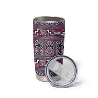 Maori Matariki Tumbler Cup Pink Galaxy Aesthetic Koru Art LT01 - Polynesian Pride