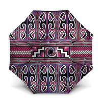 Maori Matariki Umbrella Pink Galaxy Aesthetic Koru Art