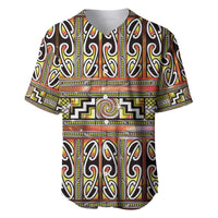 Maori Matariki Baseball Jersey Yellow Galaxy Aesthetic Koru Art LT01 Yellow - Polynesian Pride