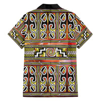 Maori Matariki Family Matching Short Sleeve Bodycon Dress and Hawaiian Shirt Yellow Galaxy Aesthetic Koru Art