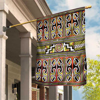 Maori Matariki Garden Flag Yellow Galaxy Aesthetic Koru Art LT01 House Flag Yellow - Polynesian Pride