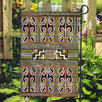 Maori Matariki Garden Flag Yellow Galaxy Aesthetic Koru Art LT01 Garden Flag Yellow - Polynesian Pride