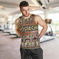 Maori Matariki Men Tank Top Yellow Galaxy Aesthetic Koru Art LT01 Yellow - Polynesian Pride