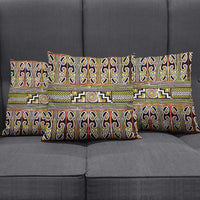 Maori Matariki Pillow Cover Yellow Galaxy Aesthetic Koru Art