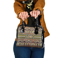 Maori Matariki Shoulder Handbag Yellow Galaxy Aesthetic Koru Art LT01 One Size Yellow - Polynesian Pride