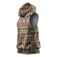 Maori Matariki Sleeveless Hoodie Yellow Galaxy Aesthetic Koru Art LT01 - Polynesian Pride