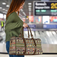 Maori Matariki Travel Bag Yellow Galaxy Aesthetic Koru Art LT01 - Polynesian Pride