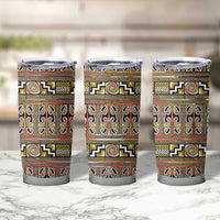 Maori Matariki Tumbler Cup Yellow Galaxy Aesthetic Koru Art LT01 - Polynesian Pride