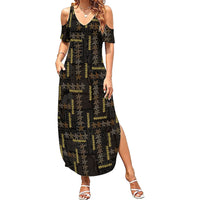 Hawaii Brown Plumeria Lei Black Family Matching Summer Maxi Dress and Hawaiian Shirt Frangipani Floral Heritage Art