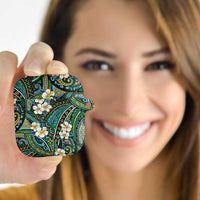 Polynesian Hibiscus Tropical Green Floral AirPods Case Tribal Pattern LT01 Green - Polynesian Pride