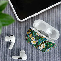 Polynesian Hibiscus Tropical Green Floral AirPods Case Tribal Pattern LT01 - Polynesian Pride