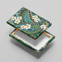 Polynesian Hibiscus Tropical Green Floral Canvas Wall Art Tribal Pattern LT01 - Polynesian Pride