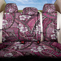 Polynesian Hibiscus Tropical Pink Floral Back Car Seat Cover Tribal Pattern - Polynesian Pride