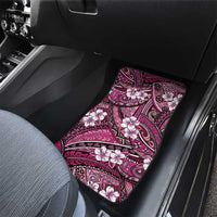 Polynesian Hibiscus Tropical Pink Floral Car Mats Tribal Pattern LT01 - Polynesian Pride