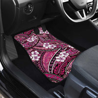 Polynesian Hibiscus Tropical Pink Floral Car Mats Tribal Pattern LT01 - Polynesian Pride