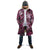 Polynesian Hibiscus Tropical Pink Floral Cloak Tribal Pattern - Polynesian Pride