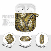 Polynesian Hibiscus Tropical Yellow Floral AirPods Case Tribal Pattern LT01 - Polynesian Pride