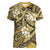 Polynesian Hibiscus Tropical Yellow Floral Women V-Neck T-Shirt Tribal Pattern - Polynesian Pride