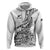 New Zealand Silver Fern Rugby Hoodie Aotearoa Kiwi Maori White Version LT01 White - Polynesian Pride