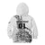 Custom New Zealand Silver Fern Rugby Kid Hoodie Aotearoa Kiwi Maori White Version LT01 - Polynesian Pride