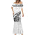 Custom New Zealand Silver Fern Rugby Mermaid Dress Aotearoa Kiwi Maori White Version LT01 - Polynesian Pride